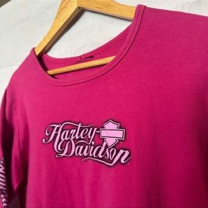 HARLEY DAVIDSON PINK LONG SLEEVE 2006